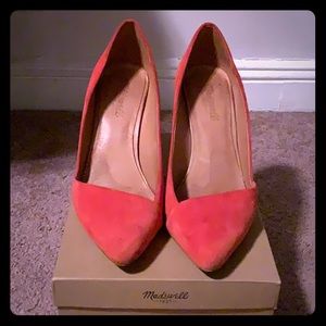 Madewell Mira suede pump
